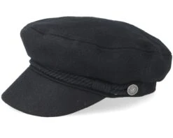 Skipper Black Flat Cap - Barts