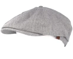 Jamaica Grey Flat Cap - Barts -Headwear Shop 8717457607417 5