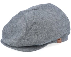 Jamaica Cap Vintage Black Flat Cap - Barts