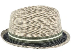 Fluoriet Hat Paper Black/Khaki Trilby - Barts -Headwear Shop 8717457665103 3