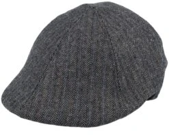 Mr. Mitchell Cap Dark Grey Flat Cap - Barts