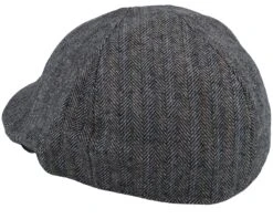 Mr. Mitchell Cap Dark Grey Flat Cap - Barts -Headwear Shop 8717457751493 3