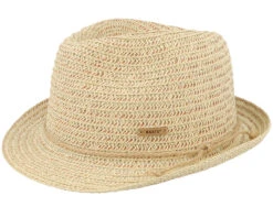 Kids Tautira Hat Wheat Trilby Straw Hat - Barts