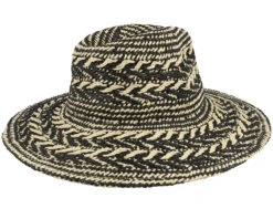 Hibiscus Hat Black/Beige Straw Hat - Barts