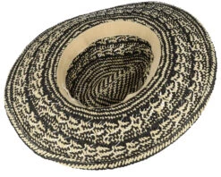 Hibiscus Hat Black/Beige Straw Hat - Barts -Headwear Shop 8717457842474 4
