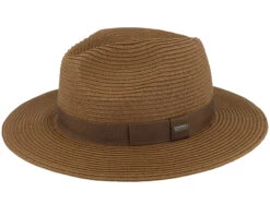 Aveloz Hat Dark Brown Fedora Straw Hat - Barts