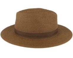 Aveloz Hat Dark Brown Fedora Straw Hat - Barts -Headwear Shop 8717457842573 3