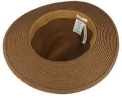 Aveloz Hat Dark Brown Fedora Straw Hat - Barts -Headwear Shop 8717457842573 4