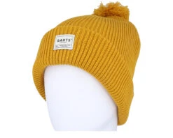 Arkade Beanie Ochre Pom - Barts -Headwear Shop 8717457874222 3
