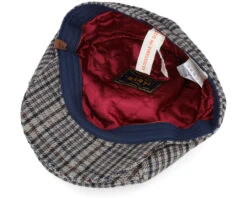 Jamaica Cap Beige/Blue Flat Cap - Barts -Headwear Shop 8717457874734 5