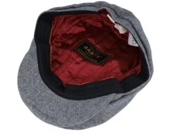 Oslo Cap Grey Flat Cap - Barts -Headwear Shop 8717457874765 5